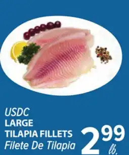 Cermak Fresh Market USDC LARGE TILAPIA FILLETS offer