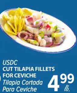 Cermak Fresh Market USDC CUT TILAPIA FILLETS FOR CEVICHE offer