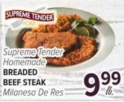 Cermak Fresh Market Supreme Tender Homemade BREADED BEEF STEAK offer