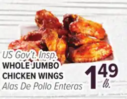 Cermak Fresh Market US Gov't. Insp. WHOLE JUMBO CHICKEN WINGS offer