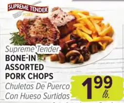 Cermak Fresh Market Supreme Tender BONE-IN ASSORTED PORK CHOPS offer