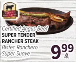 Cermak Fresh Market Certified Angus Beef SUPER TENDER RANCHER STEAK offer