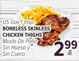 Cermak Fresh Market US Gov't Insp. BONELESS SKINLESS CHICKEN THIGHS offer