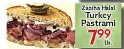 World Fresh Market Zabiha Halal Turkey Pastrami offer