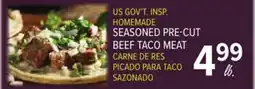 Cermak Fresh Market US GOVT. INSP. HOMEMADE SEASONED PRE-CUT BEEF TACO MEAT offer