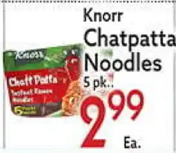 World Fresh Market Knorr Chatpatta Noodles offer