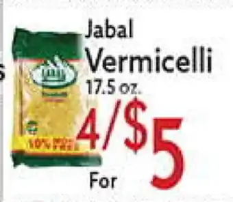 World Fresh Market Jabal Vermicelli offer