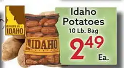 World Fresh Market Idaho Potatoes offer