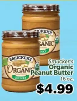 Living Fresh Market Smucker's Organic Peanut Butter offer