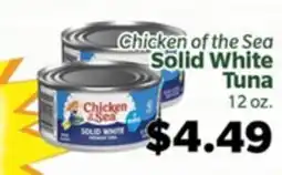 Living Fresh Market Chicken of the Sea SOLID WHITE TUNA offer