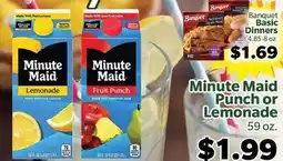 Living Fresh Market Minute Maid Punch or Lemonade offer