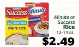 Living Fresh Market Minute or Success Rice offer