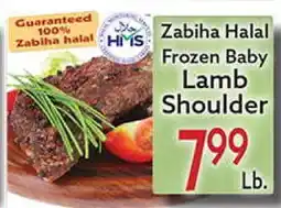 World Fresh Market Zabiha Halal Frozen Baby Lamb Shoulder offer