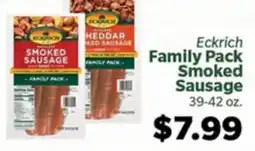 Living Fresh Market Eckrich Family Pack Smoked Sausage offer