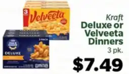 Living Fresh Market Kraft Deluxe or Velveeta Dinners offer