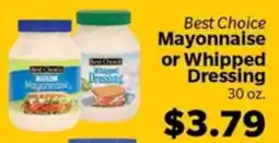 Living Fresh Market Best Choice Mayonnaise or Whipped Dressing offer