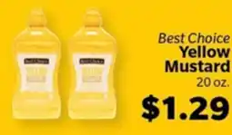 Living Fresh Market Best Choice Yellow Mustard offer