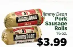 Living Fresh Market Jimmy Dean Pork Sausage Rolls offer