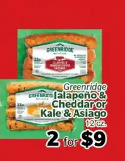 Living Fresh Market Greenridge Jalapeño & Cheddar or Kale & Asiago offer