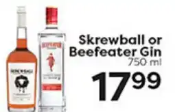 Rich's Fresh Market Skrewball or Beefeater Gin offer
