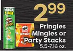 Rich's Fresh Market Pringles Mingles or Party Stacks offer