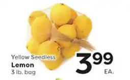 Rich's Fresh Market Yellow Seedless Lemon offer