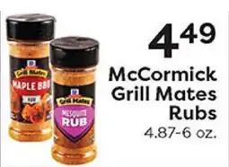 Rich's Fresh Market McCormick Grill Mates Rubs offer