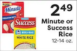 Rich's Fresh Market Minute or Success Rice offer