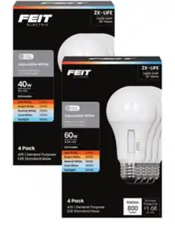 Ace Hardware Feit Electric Adjustable White LED Bulb offer