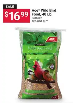 Ace Hardware Ace Wild Bird Food, 40 Lb offer