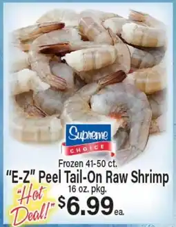 Angelo Caputo's Fresh Market E-Z Peel Tail-On Raw Shrimp offer
