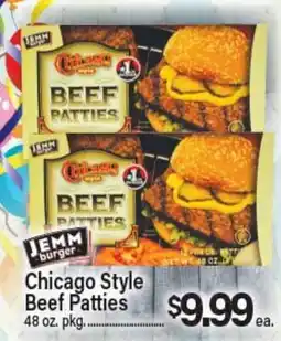 Angelo Caputo's Fresh Market Chicago Style Beef Patties offer