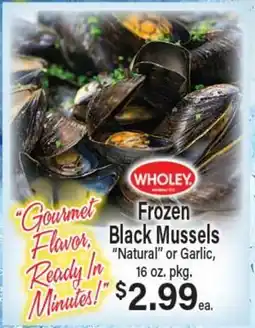 Angelo Caputo's Fresh Market WHOLEY Frozen Black Mussels offer