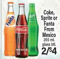 Angelo Caputo's Fresh Market Coke, Sprite or Fanta From Mexico offer