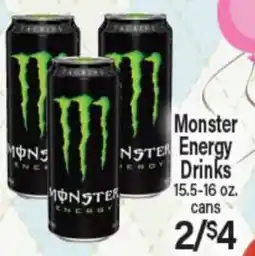 Angelo Caputo's Fresh Market Monster Energy Drinks offer