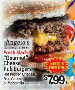 Angelo Caputo's Fresh Market Gourmet Cheese Pub Burgers offer