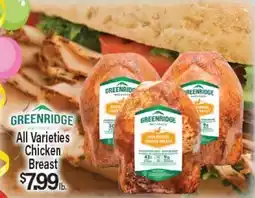 Angelo Caputo's Fresh Market GREENRIDGE All Varieties Chicken Breast offer