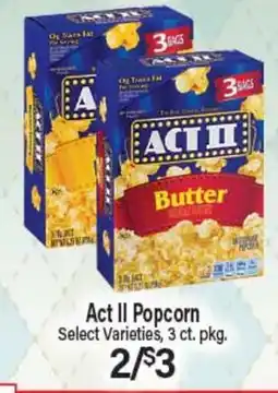 Angelo Caputo's Fresh Market Act II Popcorn offer