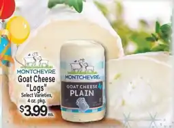 Angelo Caputo's Fresh Market MONTCHEVRE Goat Cheese Logs offer