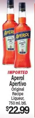 Angelo Caputo's Fresh Market Apertivo Original Recipe Liqueur offer