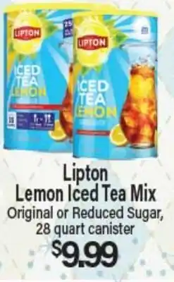 Angelo Caputo's Fresh Market Lipton Lemon Iced Tea Mix offer