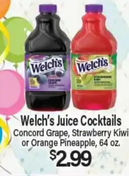 Angelo Caputo's Fresh Market Welch's Juice Cocktails offer