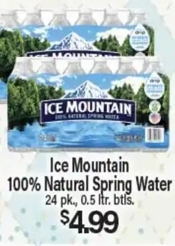 Angelo Caputo's Fresh Market Ice Mountain 100% Natural Spring Water offer