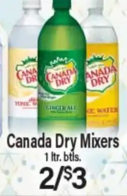 Angelo Caputo's Fresh Market Canada Dry Mixers offer