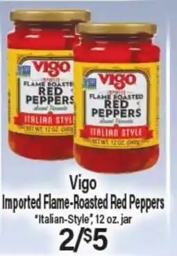 Angelo Caputo's Fresh Market Vigo Imported Flame-Roasted Red Peppers offer