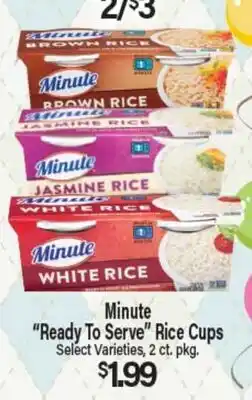 Angelo Caputo's Fresh Market Minute Ready To Serve Rice Cups offer