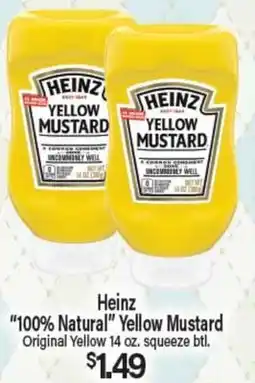 Angelo Caputo's Fresh Market Heinz 100% Natural Yellow Mustard offer