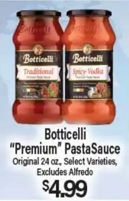 Angelo Caputo's Fresh Market Botticelli Premium PastaSauce offer