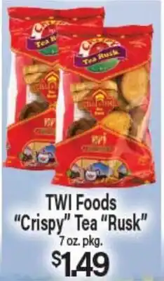 Angelo Caputo's Fresh Market TWI Foods Crispy Tea Rusk offer
