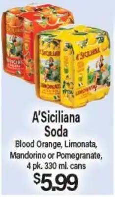 Angelo Caputo's Fresh Market A'Siciliana Soda offer